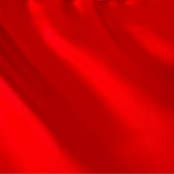 Resa Isla Satin Maxi Skirt Red Size Large - Picture 6 of 11